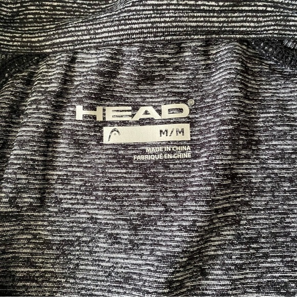 Head heathered black and grey fitted pullover size medium - Picture 9 of 9